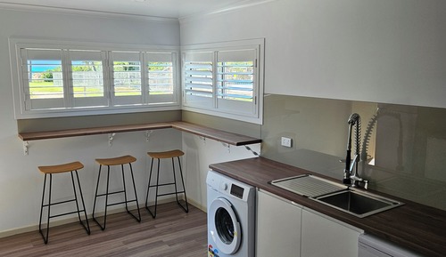 Deluxe-Ferienhaus, 2 Schlafzimmer, Nichtraucher, eingeschränkter Meerblick