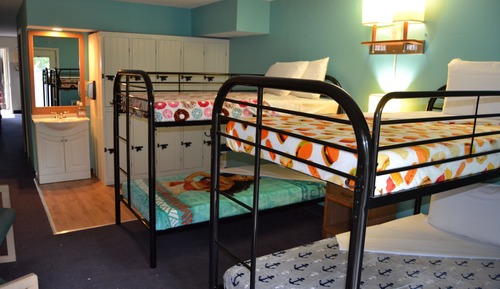 Gemeinsamer Familienschlafsaal, Mehrere Betten, Nichtraucher, Balkon