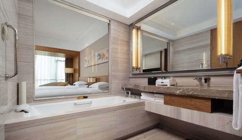 Standardzimmer, Mehrere Betten, Flussblick