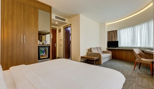 Superior-Doppel- oder -Zweibettzimmer, 1 Schlafzimmer, eigenes Bad, Parkblick