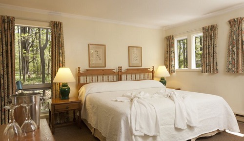 Comfort-Zimmer, 2 Doppelbetten, Seeblick