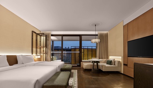 Superior-Zweibettzimmer, Balkon, Seeblick