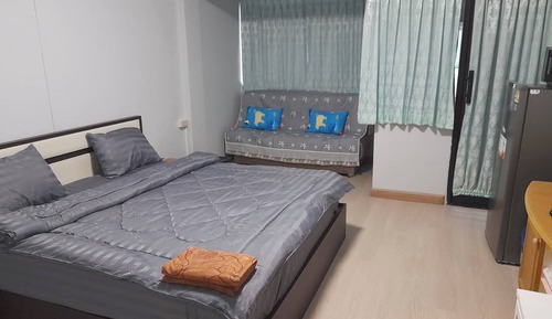 Familien-Doppelzimmer, 1 Doppelbett und Schlafsofa, eingeschränkter Meerblick
