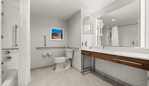 Studio, 1 King-Bett, barrierefrei, Badewanne