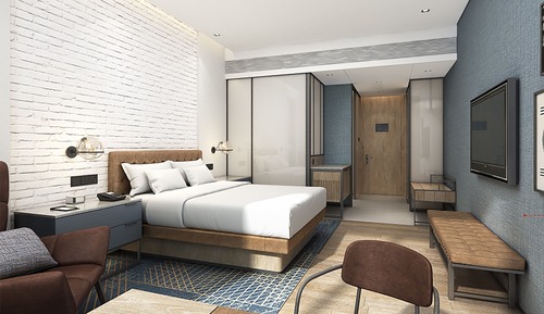 Standardzimmer, 1 King-Bett, Stadtblick
