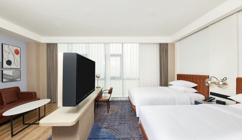 Premium-Zimmer, 2 Einzelbetten, Stadtblick