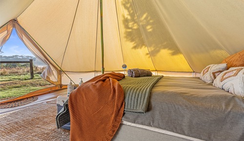 Standard-Zelt, 1 Queen-Bett, Gemeinschaftsbad