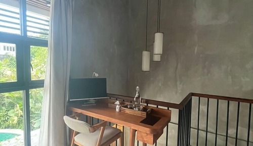 Loft, 1 Schlafzimmer, Gartenblick