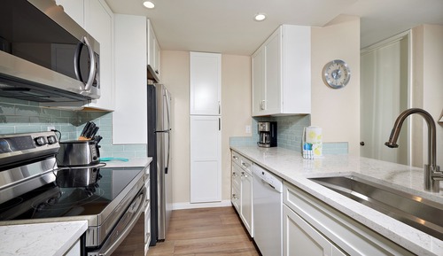 Apartment, Mehrere Betten, Poolzugang, Meerblick (A23)