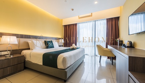 Deluxe-Studio, 1 King-Bett, Balkon