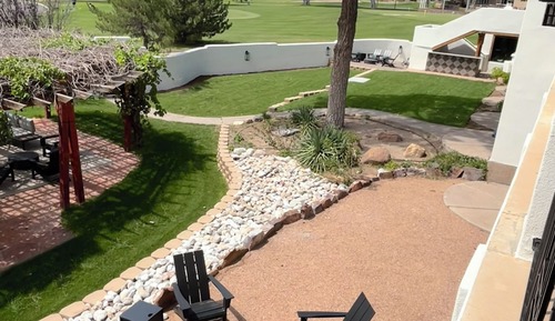 Elite-Zimmer, 1 Schlafzimmer, Blick auf den Golfplatz, zum Innenhof hin