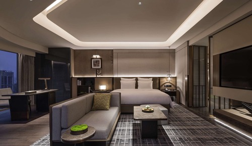 Superior-Zimmer, 1 King-Bett, Stadtblick