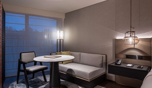 Classic-Zimmer, 1 King-Bett, Stadtblick