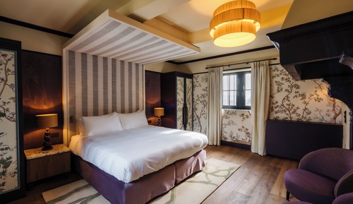 Deluxe-Suite, 1 King-Bett, Haustiere nicht gestattet, zum Garten hin