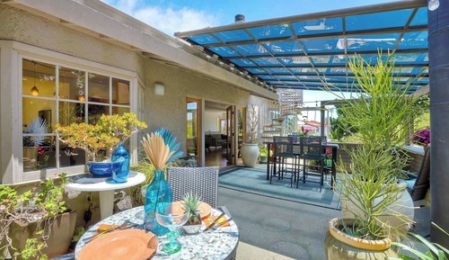 Ferienhaus, Mehrere Betten, Terrasse, Gartenblick (Hidden Zen)