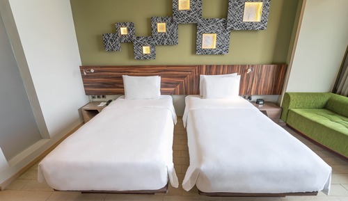 Standardzimmer, 2 Einzelbetten, Stadtblick