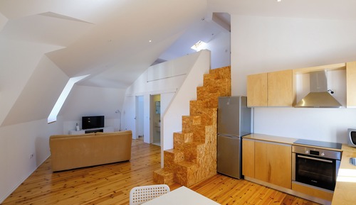 Deluxe-Apartment, 2 Schlafzimmer, Gartenblick