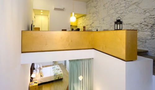 Deluxe-Loft, 1 Doppelbett und Schlafsofa