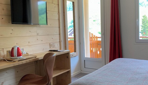 Familien-Vierbettzimmer, Nichtraucher, Bergblick (Demi-Pension Incluse)