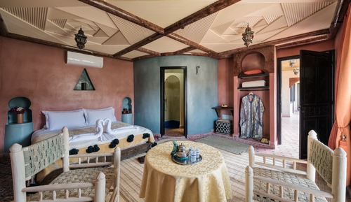 Panoramic-Doppel- oder -Zweibettzimmer, 1 Schlafzimmer, Bergblick