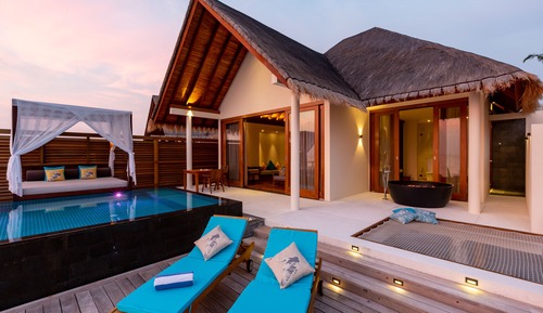 Sunset Ocean Pool Villa- 15% Discount on Return Seaplane Transfer until 23rd December 2024