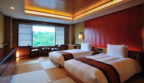 Deluxe-Zweibettzimmer, Blick auf den Innenhof