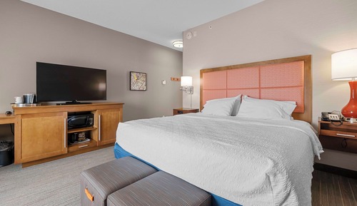 Zimmer, 1 King-Bett, Nichtraucher, Kühlschrank und Mikrowelle