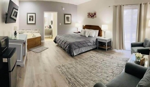 Romantisches Zimmer, 1 King-Bett, Balkon, Blick auf den Innenhof