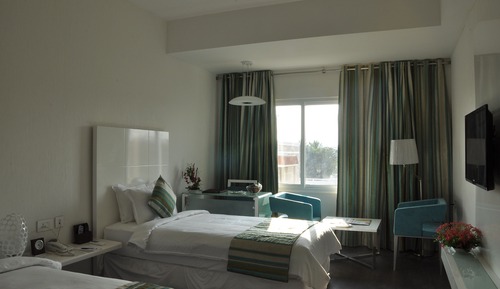 Deluxe-Doppelzimmer, 1 Schlafzimmer, Raucher, Stadtblick