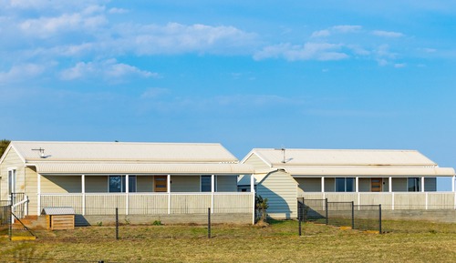 Basic-Ferienhaus, 2 Schlafzimmer, Meerblick
