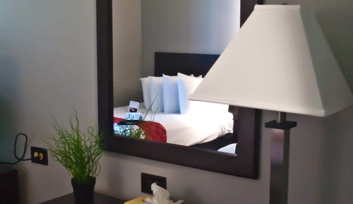 Standardzimmer, 2 Doppelbetten, Nichtraucher, Kühlschrank und Mikrowelle