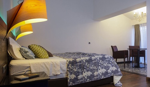 Deluxe-Suite, 1 King-Bett, eigenes Bad, Bergblick