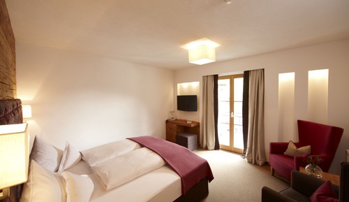 Comfort-Doppelzimmer, Balkon, Bergblick