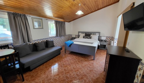 Familienstudio, 1 Doppelbett und Schlafsofa, Küche