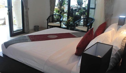 Deluxe-Villa, 1 King-Bett, Gartenblick