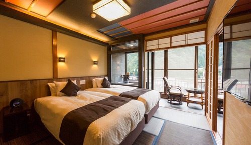 Zimmer, Raucher (Japanese Modern Western,Open-air bath)