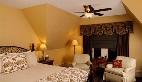 Zimmer, 1 King-Bett, Kamin (9)