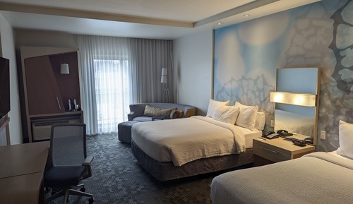 Zimmer, Mehrere Betten, Nichtraucher, Balkon (Hearing Accessible)