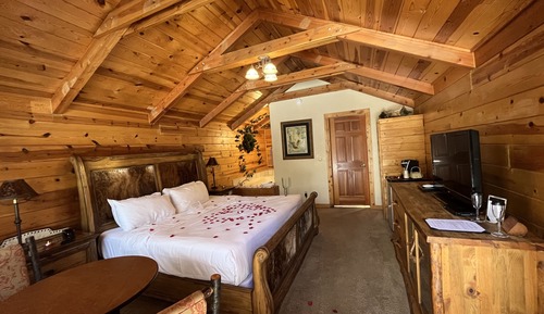 Ferienhütte, 1 King-Bett