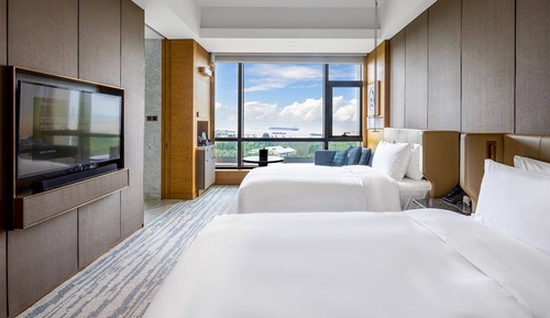 Premium-Zimmer, 2 Einzelbetten, Flussblick