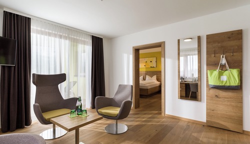 Suite, Balkon, Bergblick