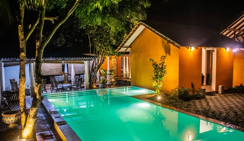 Deluxe-Doppelzimmer, 2 Schlafzimmer, Terrasse, Gartenblick