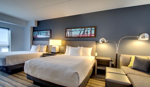 Zimmer, 2 Queen-Betten, Stadtblick (Den)