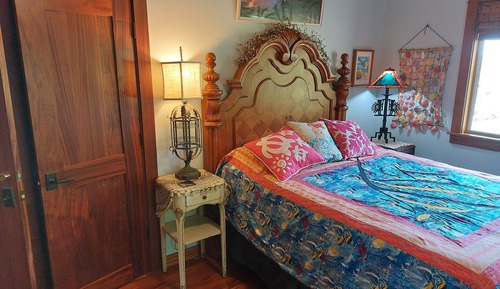 Comfort-Zimmer, 1 Queen-Bett, eigenes Bad, eingeschränkter Meerblick
