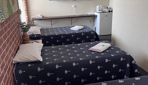 Zimmer (1 Double & 3 Single Beds)