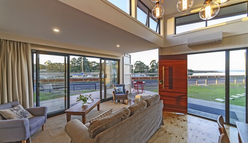 Premium-Haus, 2 Schlafzimmer, Flussblick, Meerseite