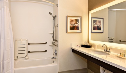 Zimmer, 1 King-Bett, barrierefrei (Mobility Tub)