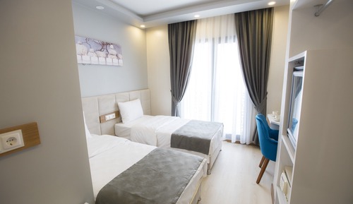 Deluxe-Doppel- oder -Zweibettzimmer, Stadtblick