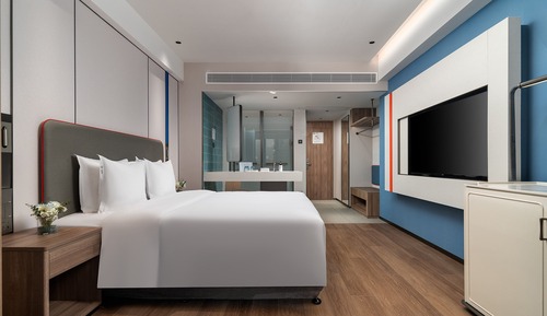 Standardzimmer, 1 King-Bett, Stadtblick