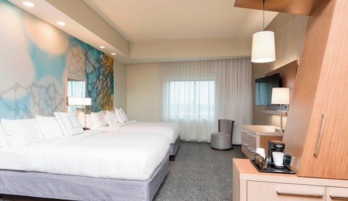 Zimmer, 2 Queen-Betten